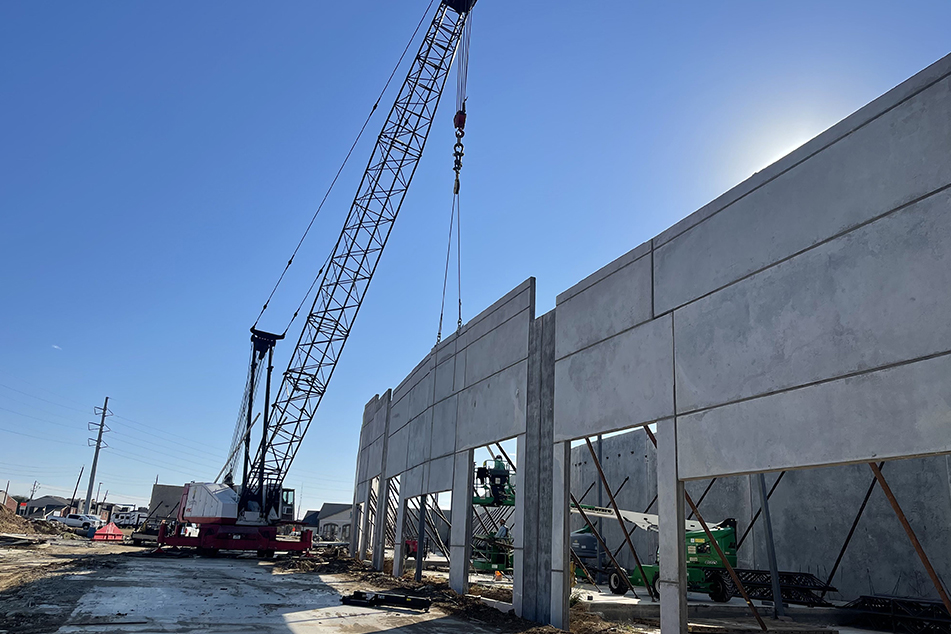 commercial building under construction